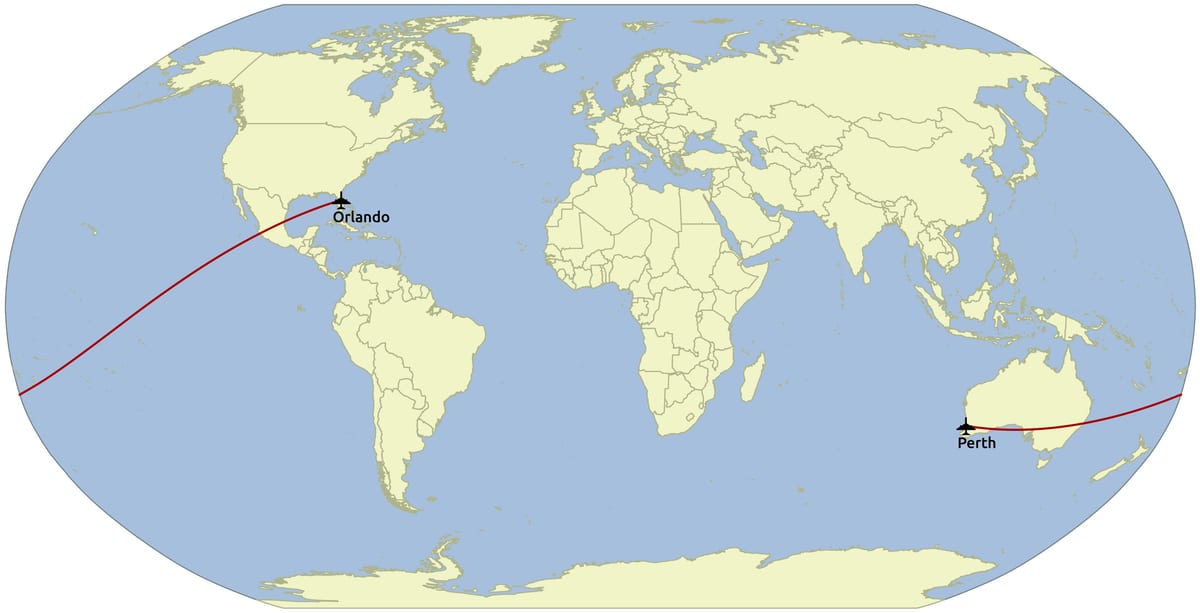 オーランドの世界地図