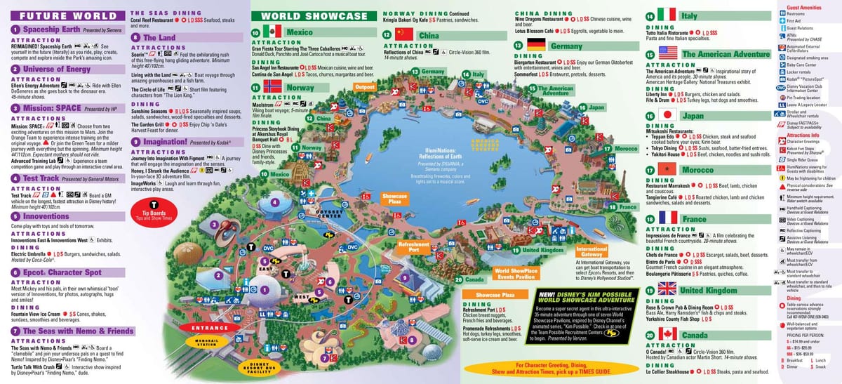 レディズニーの世界地図