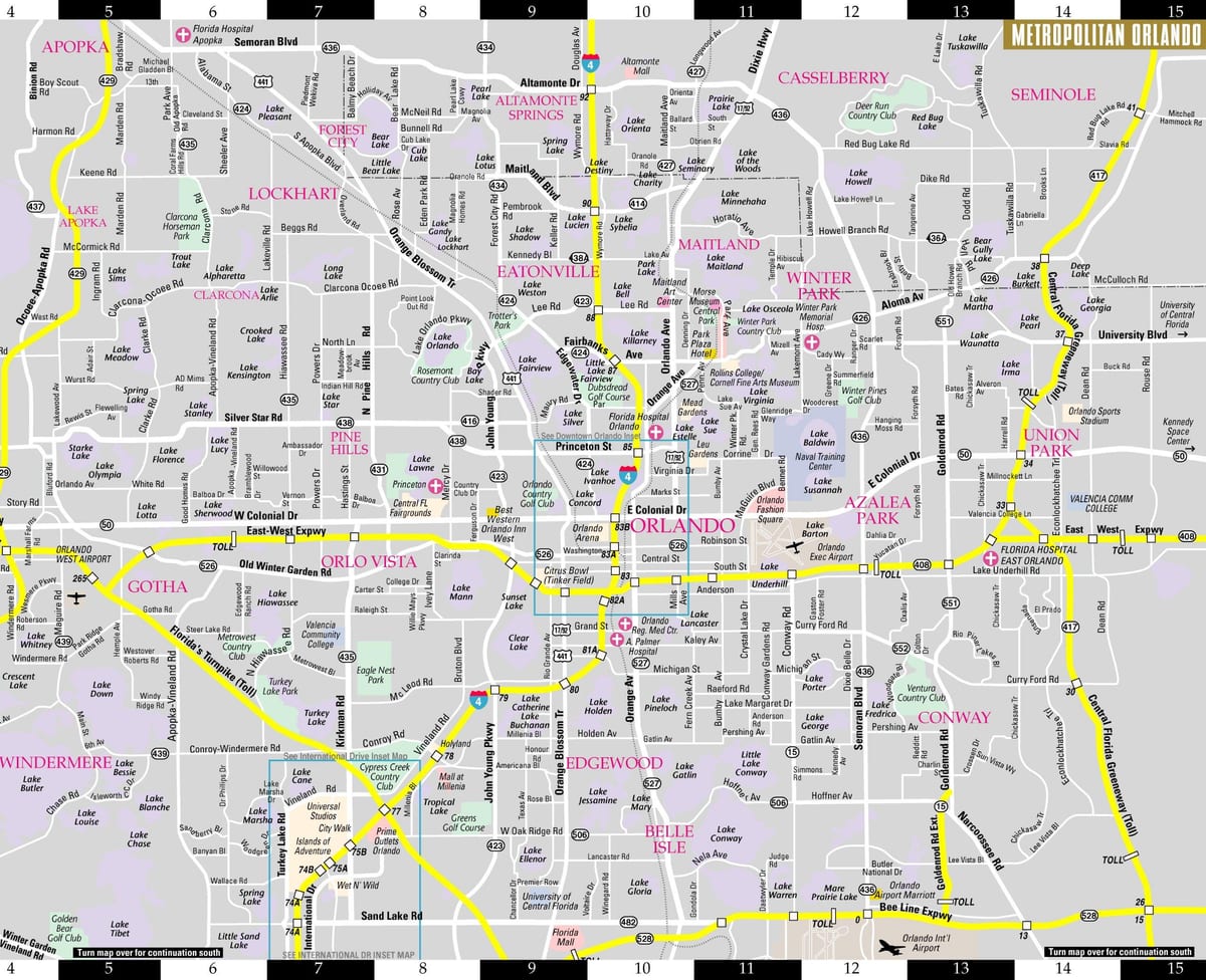 オーランド周辺地図