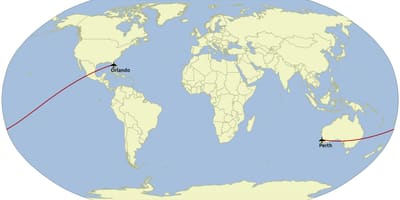 オーランドの世界地図