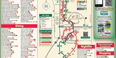 地図をドライブにはオーランド
