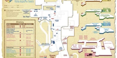 フロリダホスピタル地図
